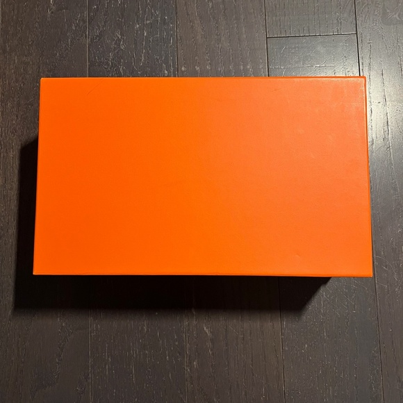 Hermes large size empty box shoe box case decoration storage orange - Picture 8 of 12